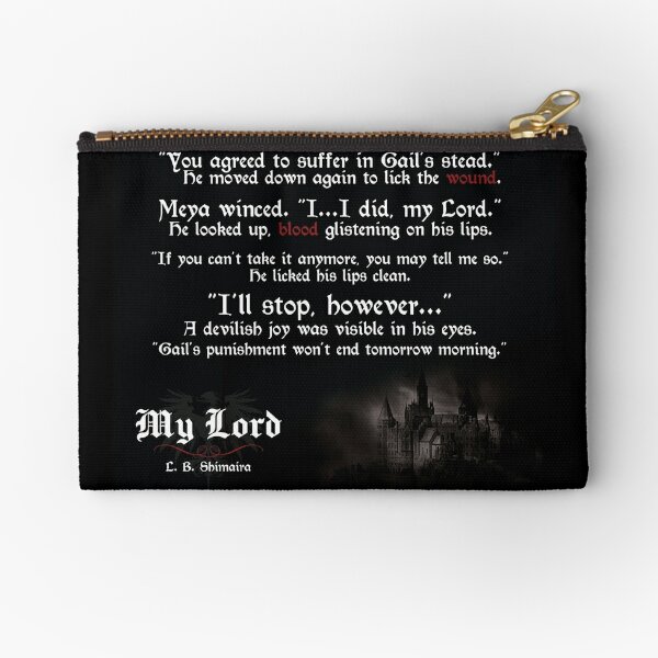MY LORD: Quote art #5 Zipper Pouch