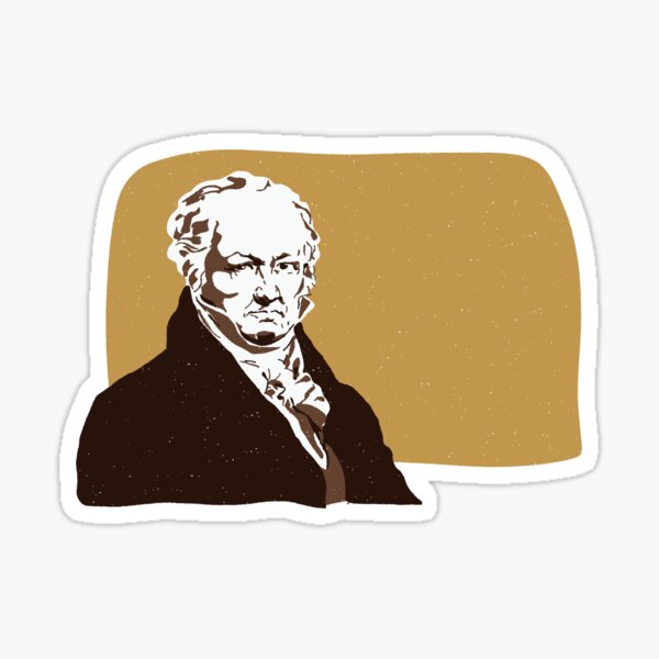 Francisco de Goya Sticker