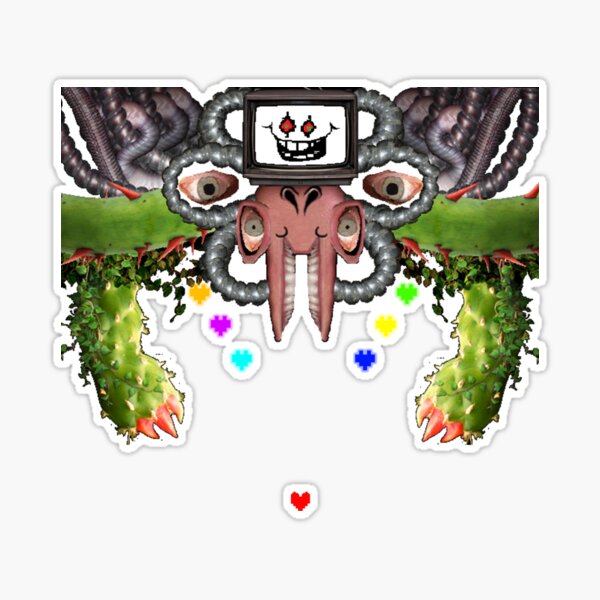 Flowey Omega - UNDERTALE - Pixel art Sticker for Sale by GEEKsomniac