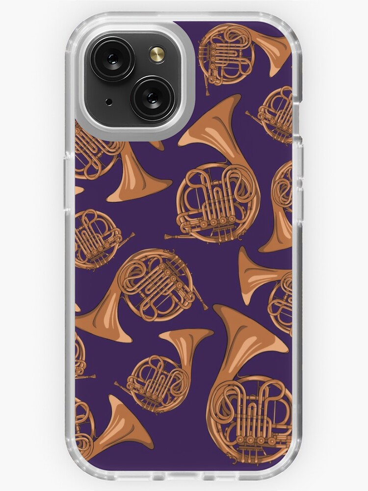 French Horn Pattern Purple