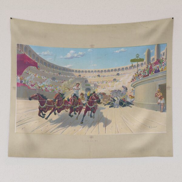 Item preview, The Ben-Hur Chariot Race by E. Cameron (c1880-1890) designed and sold by allhistory.