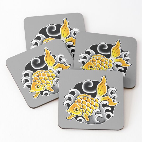 Item preview, Japanese goldfish between the waves designed and sold by ericnoseli.
