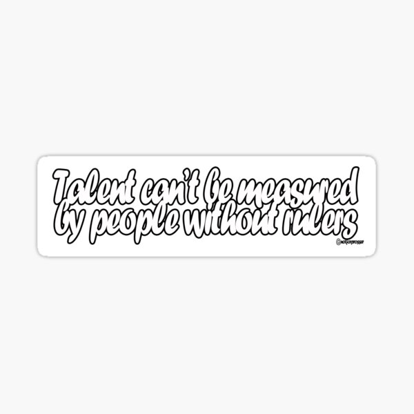 Talent Sticker