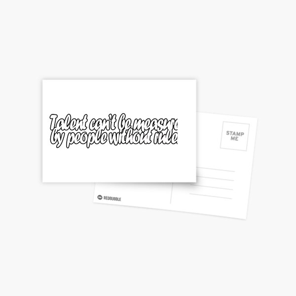 Talent Postcard