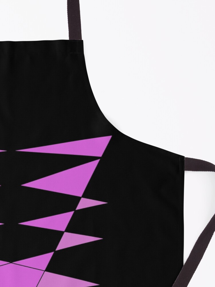 Thumbnail 3 of 6, Apron, Purple Orange Easy Geometric Designs Repeating Geometric Pattern designed and sold by BDMcT.