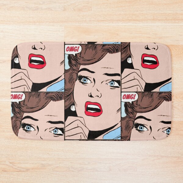 Item preview, Comic Girl - Oh My God! designed and sold by brushandframes.