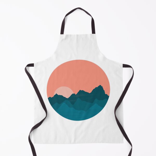Item preview, Teal Mountains- Circle designed and sold by madibroo.