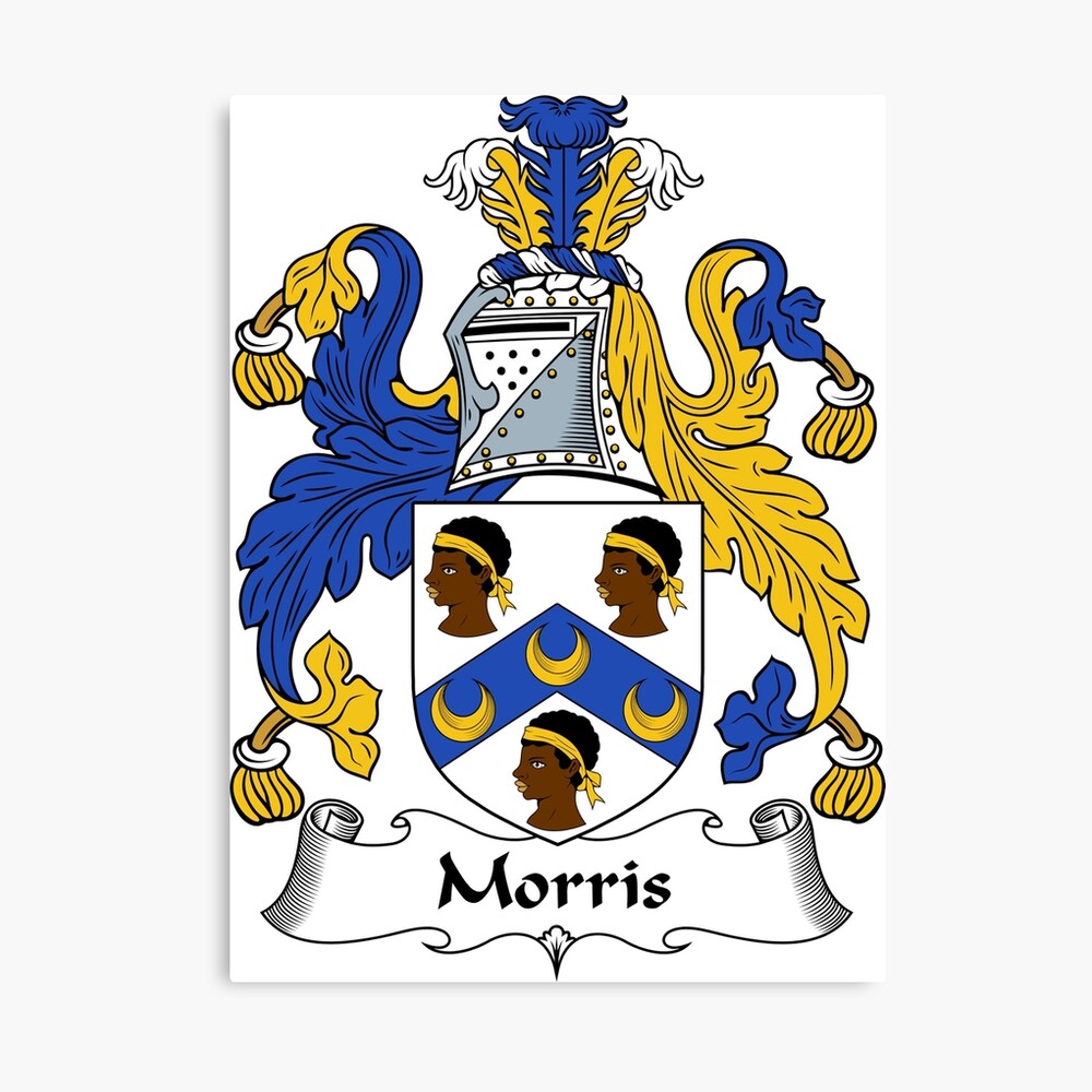 Morris Coat of Arms  Morris Family Crest | Art Print