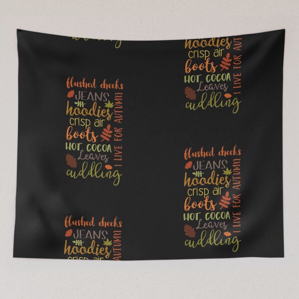 Item preview, Autumn Words designed and sold by SportyDogShop.