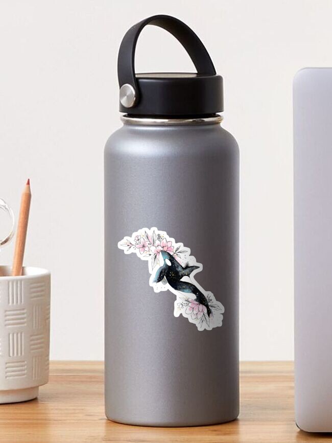 Starry Orca (Black Version) Water Bottle