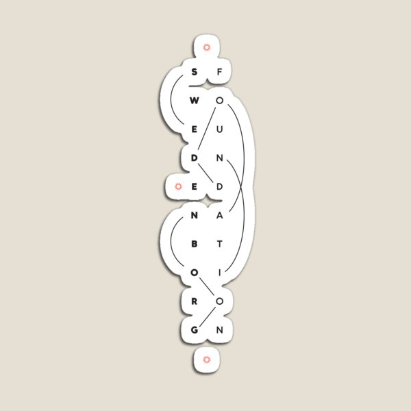 Swedenborg Foundation "FOIL Design" Magnet