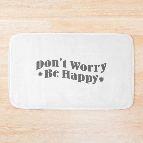 Item preview, Don't Worry Be Happy - Gray designed and sold by kehdesigns.