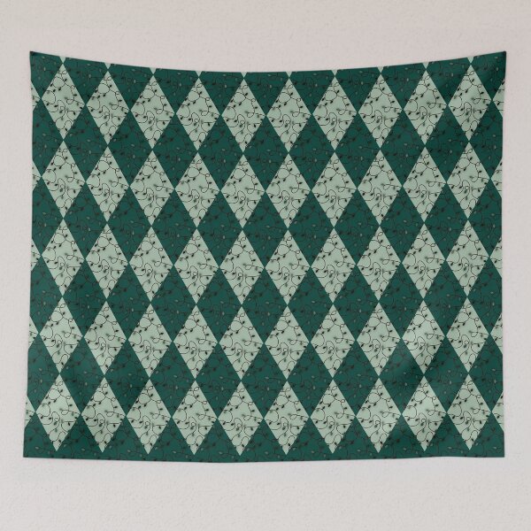Item preview, dark green diamons pattern  designed and sold by myseptember18th.