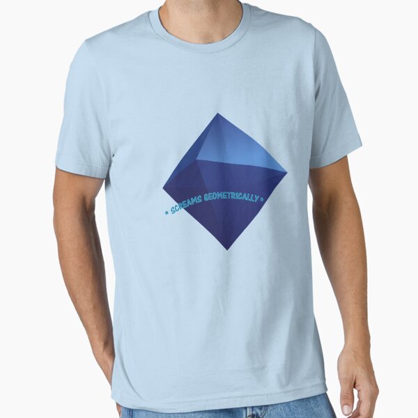Geometric Screaming Essential T-Shirt