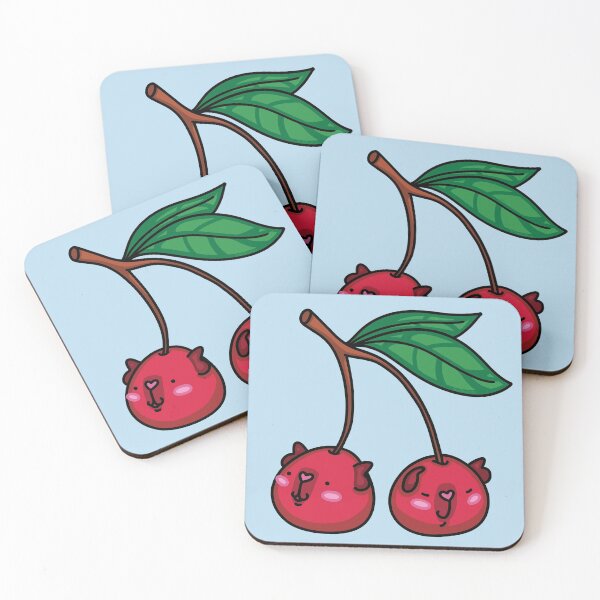 Item preview, Guinea Pig Cherries Style 1 designed and sold by Pigapalooza.