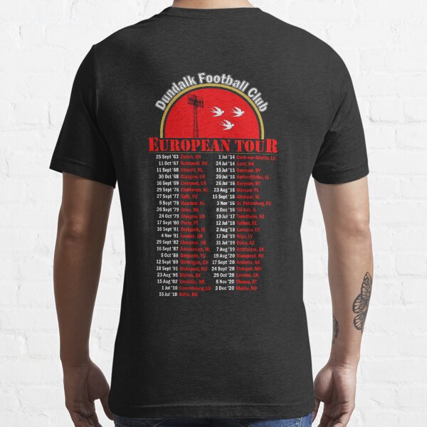 "Dundalk Football Club 'In Black And White' - European Tour" T-shirt ...