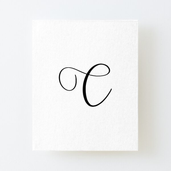 Calligraphy Letter C Initial