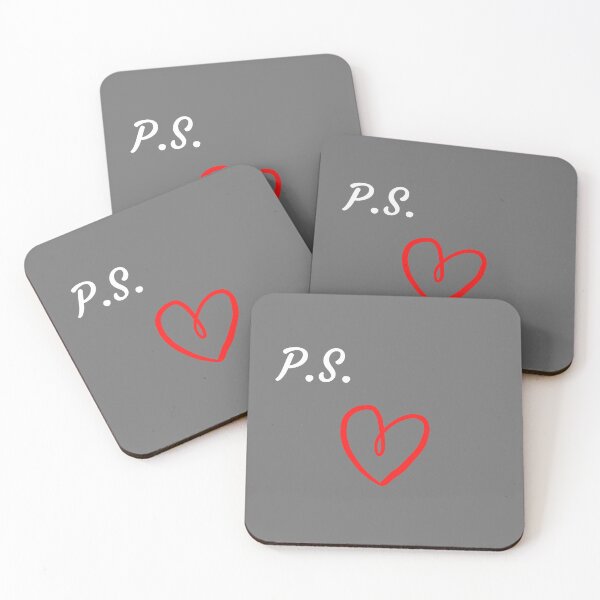 Item preview, P.S. I Love You (grey) designed and sold by indigorayz.