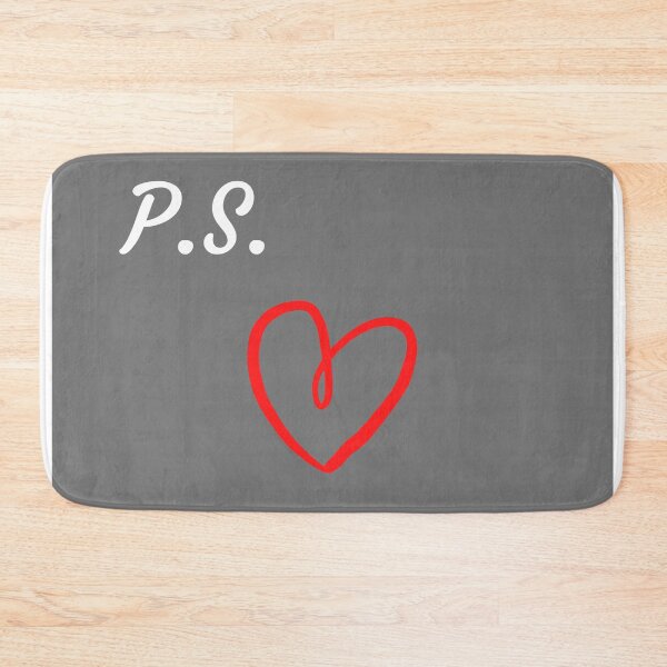 Item preview, P.S. I Love You (grey) designed and sold by indigorayz.