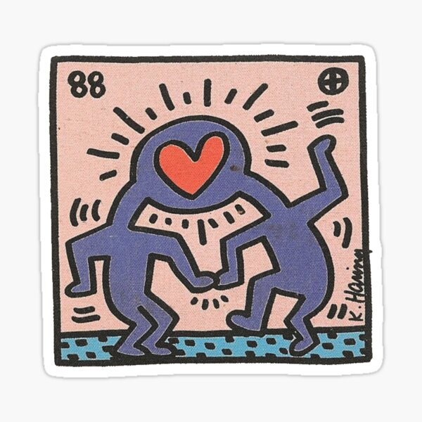 Relation aimante Sticker