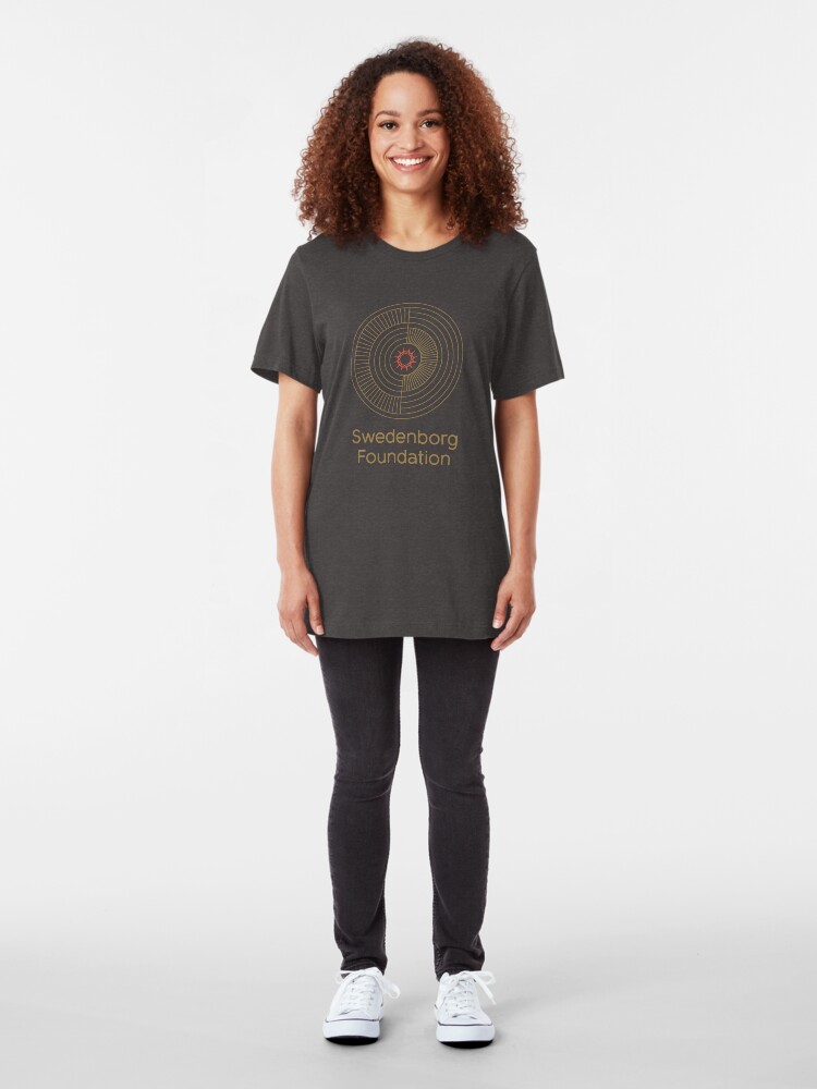 Alternate view of Swedenborg Foundation Logo Slim Fit T-Shirt