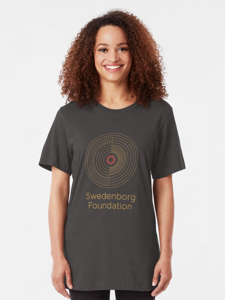 Alternate view of Swedenborg Foundation Logo Slim Fit T-Shirt