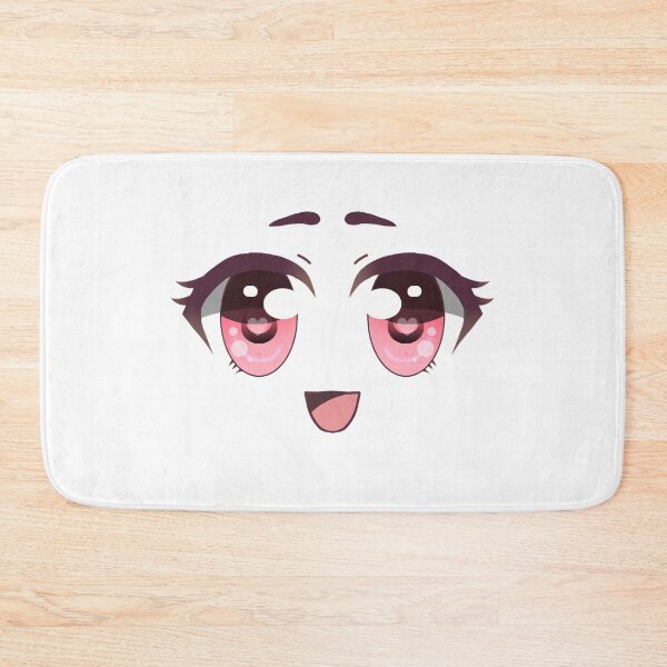 Item preview, Smiling anime girl face designed and sold by Quineveer Alice.