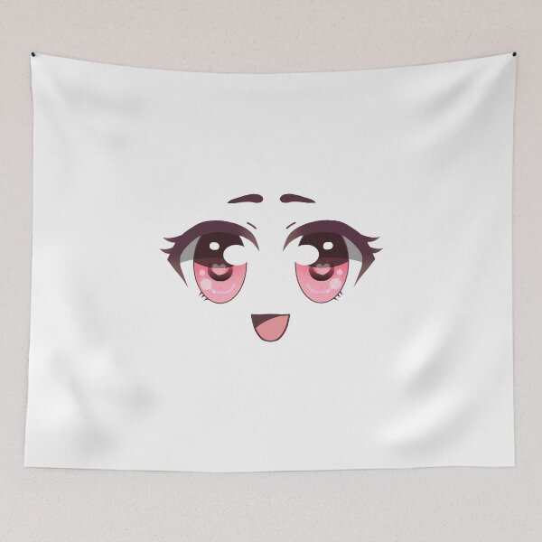 Item preview, Smiling anime girl face designed and sold by Quineveer Alice.