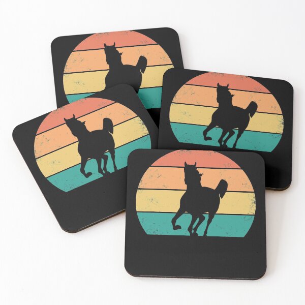 Item preview, Vintage Sunset Retro Horse Silhouette designed and sold by RedQuality.