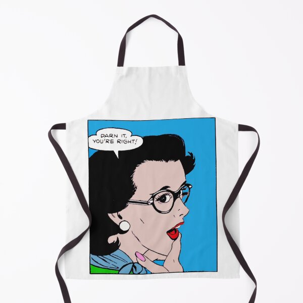 Item preview, Comic Girl's Quote - Darn It, You're right! designed and sold by brushandframes.