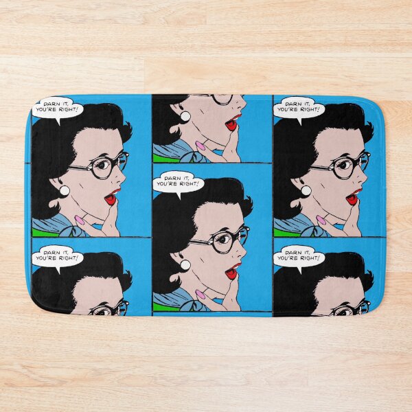 Item preview, Comic Girl's Quote - Darn It, You're right! designed and sold by brushandframes.
