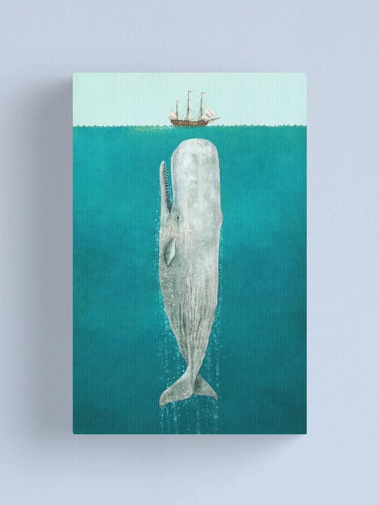 Alternate view of The Whale - Full Length Canvas Print