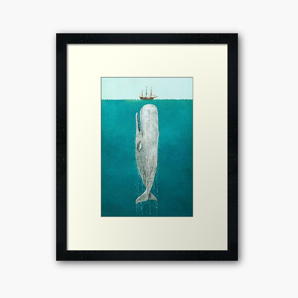 The Whale - Full Length  Framed Art Print
