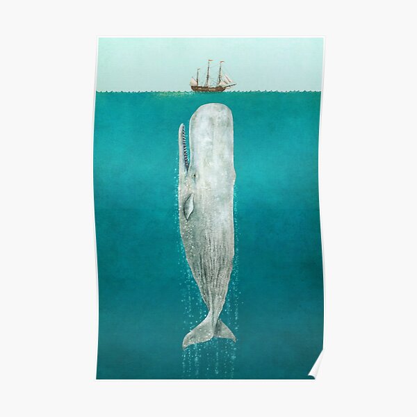 La baleine - pleine longueur Poster
