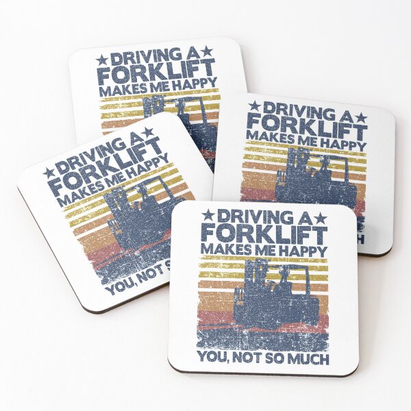 Item preview, Driving A Forklift Makes Me Happy Funny Forklift designed and sold by Stronzi.