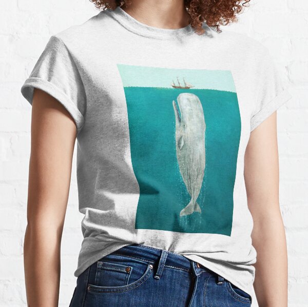 La baleine - pleine longueur T-shirt classique