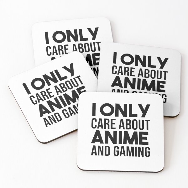 Item preview, I Only Care About Anime And Gaming designed and sold by jacks-tees.