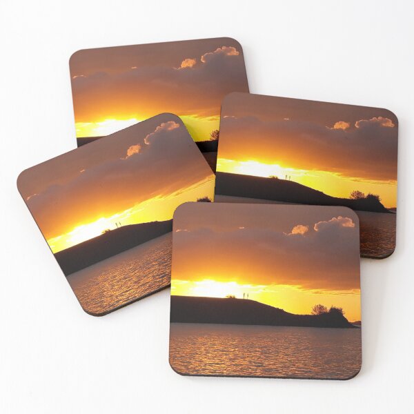 Item preview, Sunset. North Sea. Holland. Togetherness. designed and sold by UnsereWelt.
