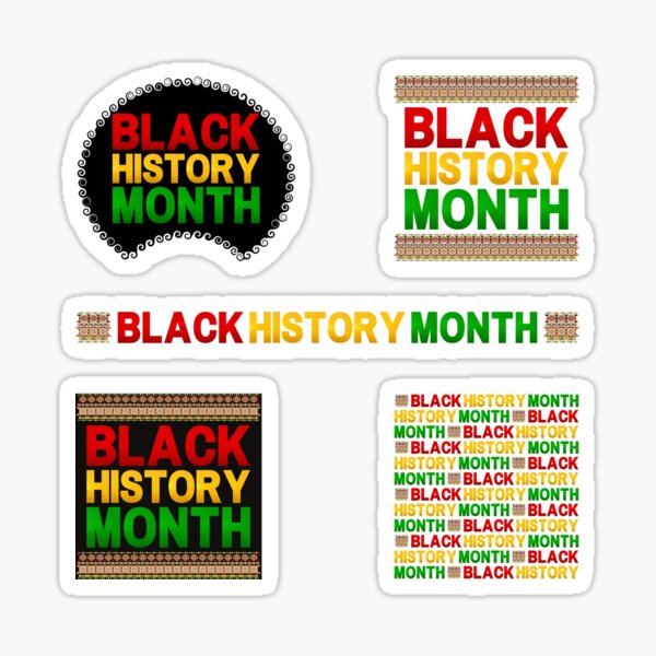 Item preview, Black History Month Sticker Pack – Set of 5 designed and sold by Rosinda.