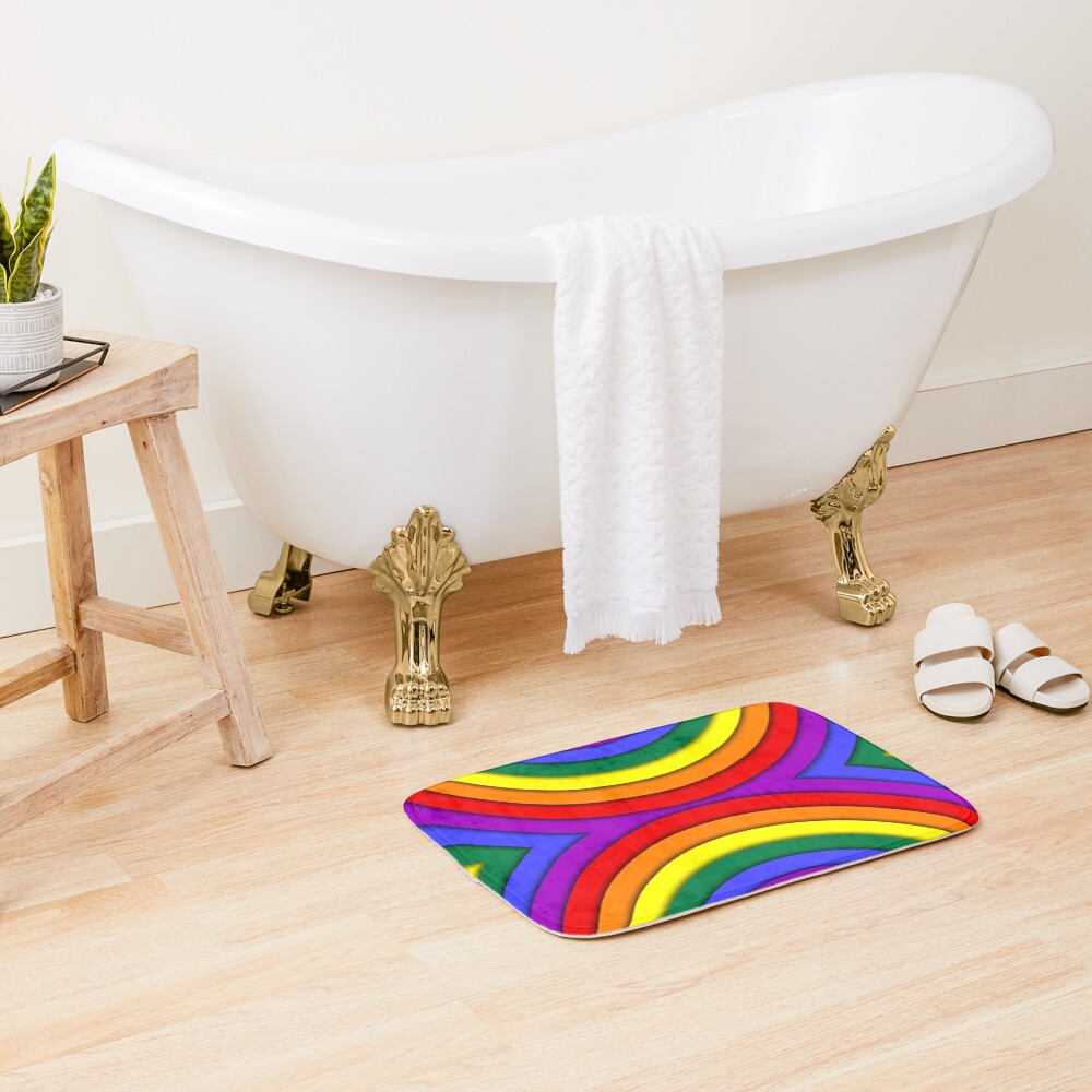 Item preview, Bath Mat designed and sold by rainbowarray.