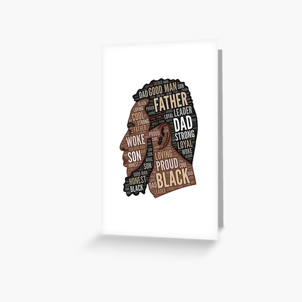Item preview, Black Man / Father With Beard Father's Day designed and sold by blackartmatters.
