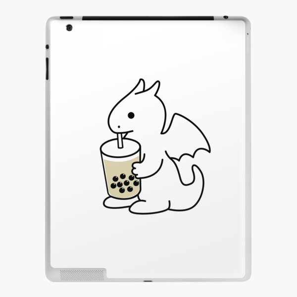 Bunny Rabbit Drinking Boba Milk Tea Ipad Case Skin By Bobalogy Redbubble