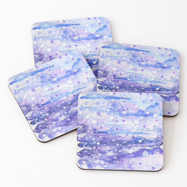 Item preview, Snowy Winter Clouds Watercolor designed and sold by Nalinne Jones.