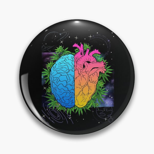 Item preview, Cannabis Brain in the Universe | Smart Successful Stoner | Spiritual Weed |  designed and sold by AlfaEcho.