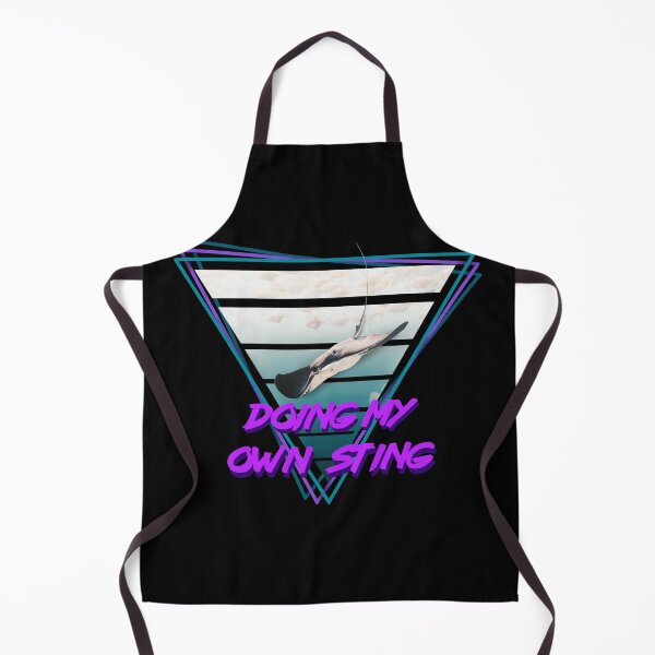Item preview, Doing My Own Sting | Stingray Puns | Ocean Surf | Retro Sunset Synthwave | Retrowave Aesthetic designed and sold by theBlueKazoo.