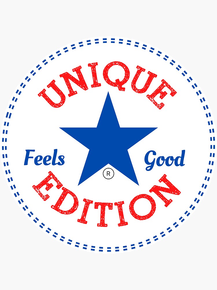 Converse Logo Unique Edition" Sticker for GiftofTee |