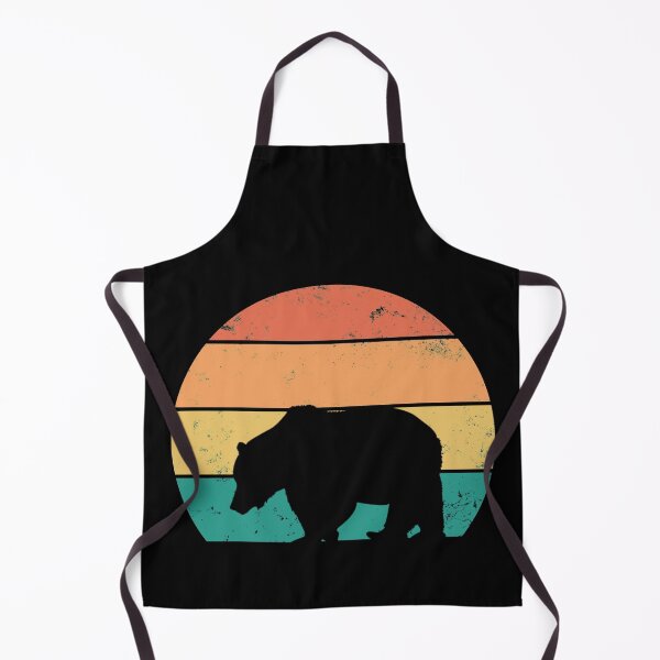 Item preview, Vintage Sunset Retro Bear Silhouette designed and sold by RedQuality.