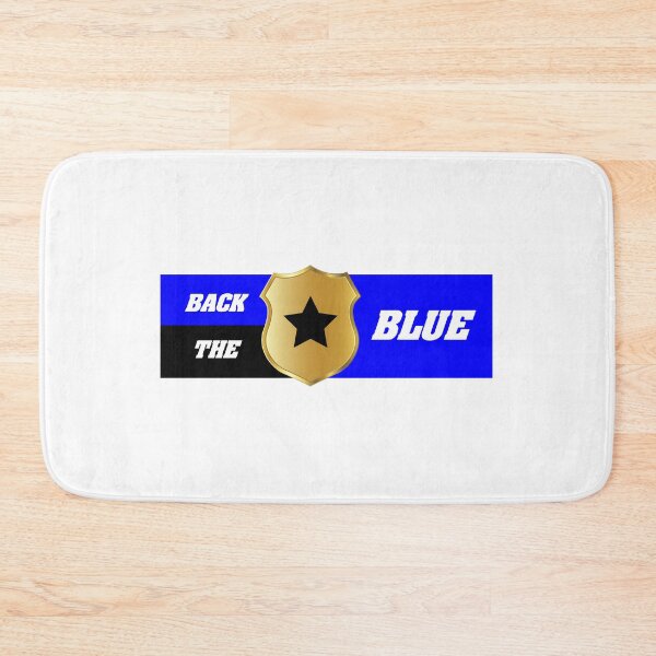 Artikelvorschau, Dünne blaue Linie, zurück das Blau entworfen und verkauft von Your Treasures.