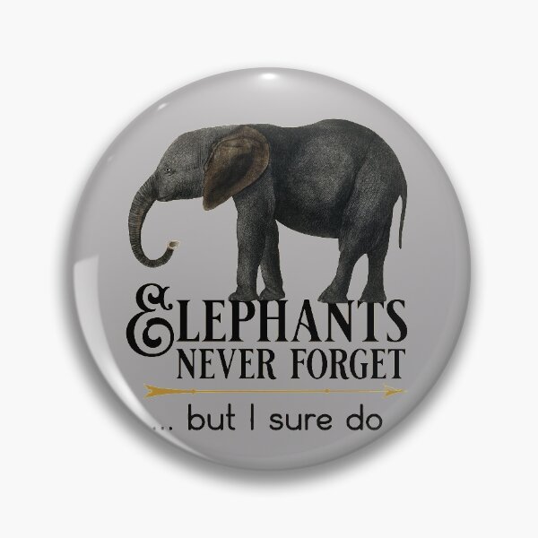 Item preview, Elephants never forget designed and sold by sandpiperstudio.