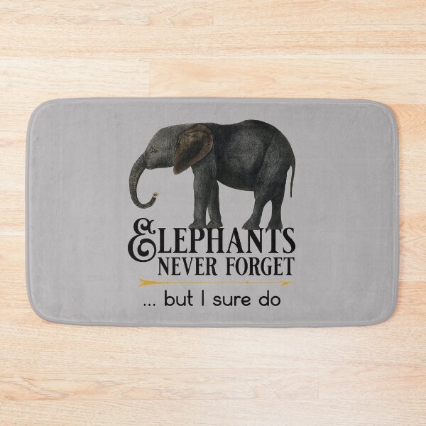 Item preview, Elephants never forget designed and sold by sandpiperstudio.